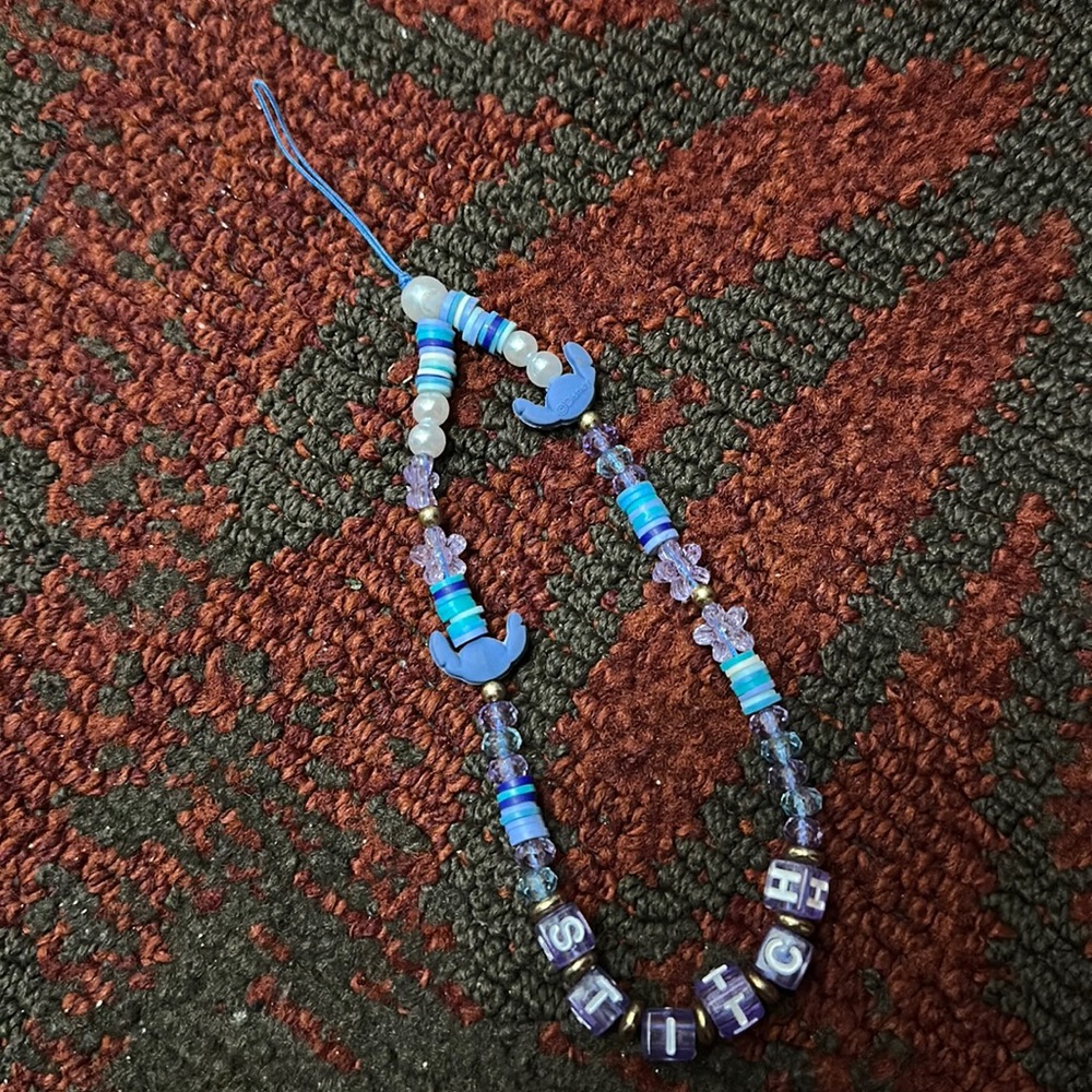 Stitch phone charm